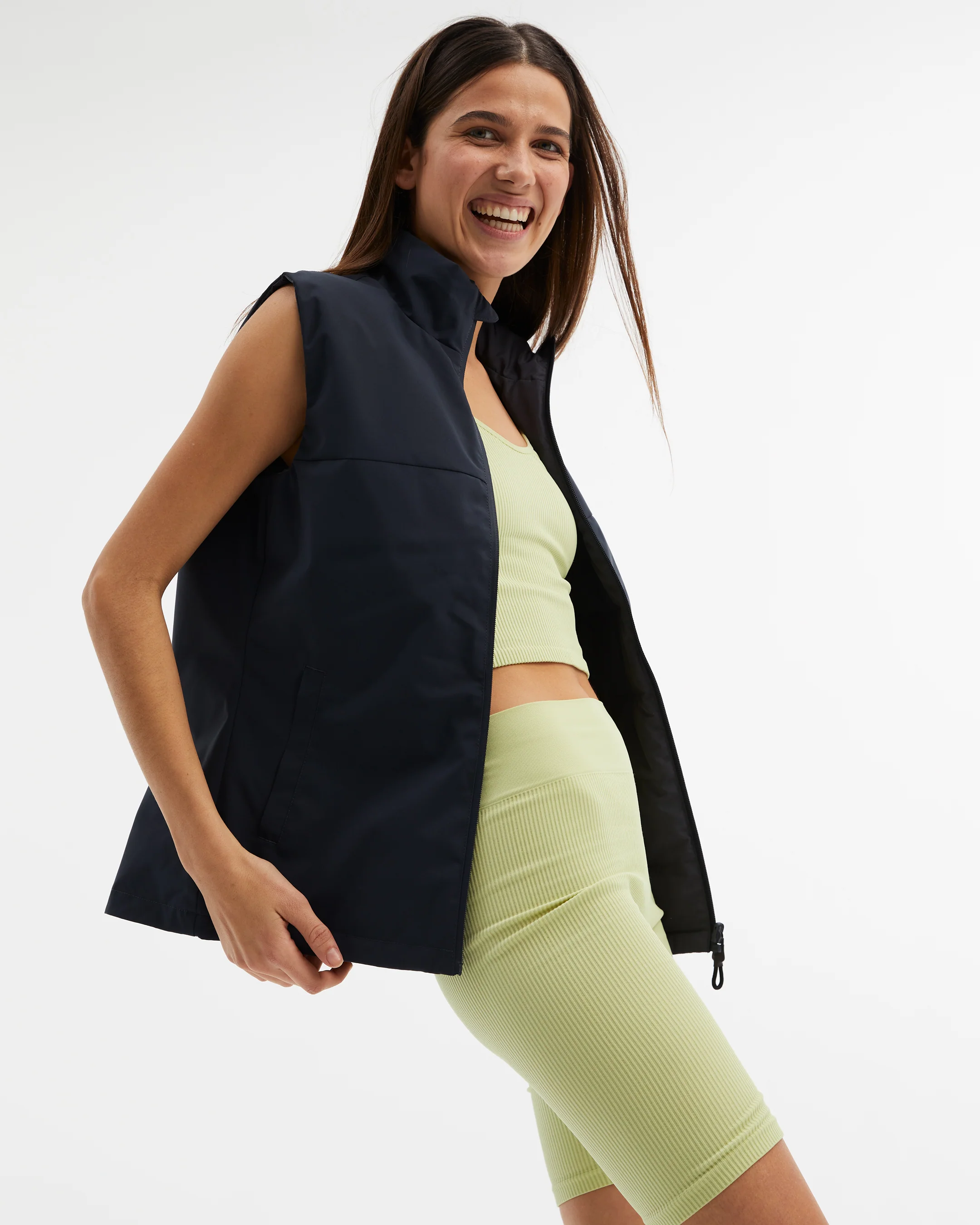 Women's NS40 Reversible Vest Night Blue - Image 3
