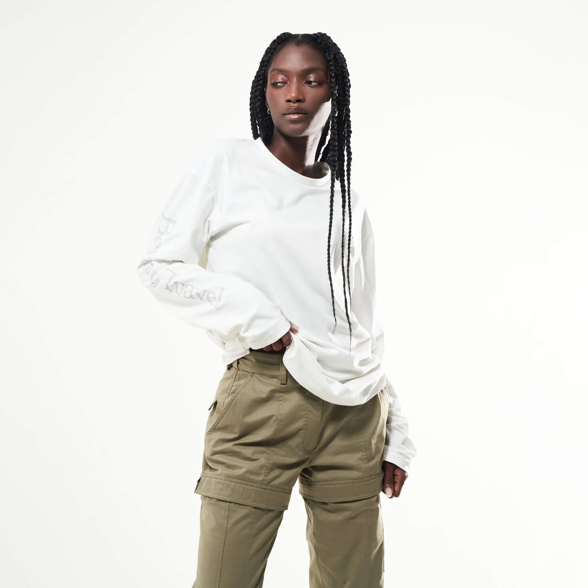 ProTravel LS Tee Core White - Image 4